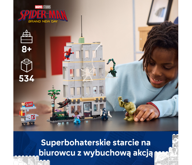 LEGO SUPER HEROES 76350 Epickie starcie: Spider-Man kontra Hulk - 1529855 - zdjęcie 4